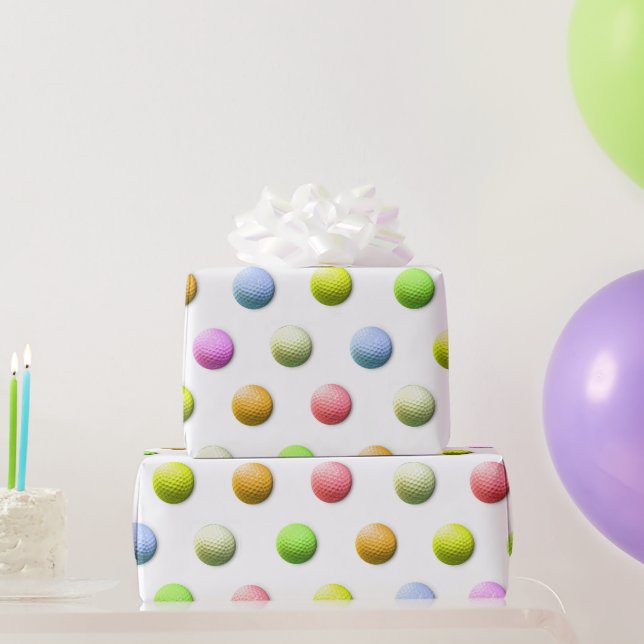 Golf Geschenkpapier (Partygeschenke)