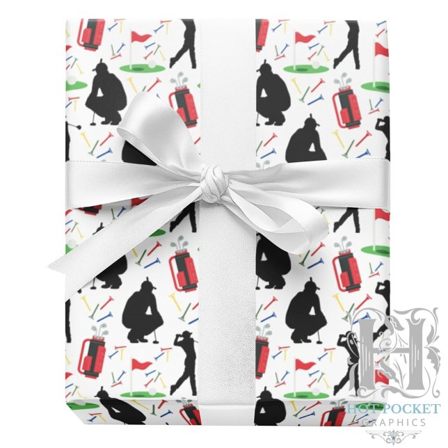 Golf-Geschenkpapier (Männer) Geschenkpapier (Von Creator hochgeladen)