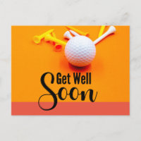 Golf Get Well Well Beyond Bour mit Golf Ball und T