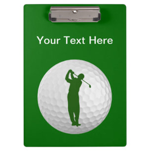 Golf-Gewohnheits-Klemmbrett Klemmbrett