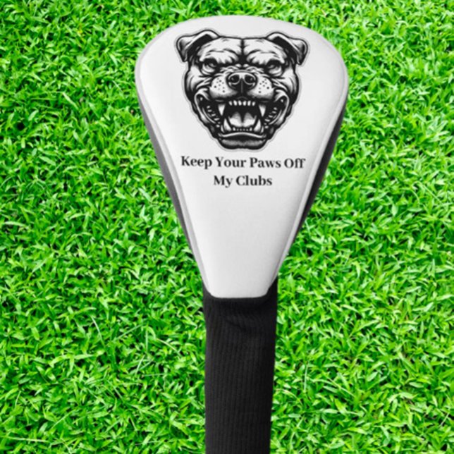  Golf Gifts for Fellow Dog Lovers Golf Headcover (Protect your clubs in style with the Mad Dog Fun-Loving Golfer Golf Head Cover. )