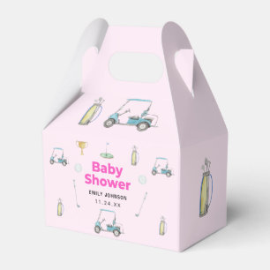 Golf Girl Baby Dusche Geschenkschachtel