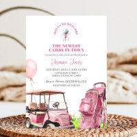 Golf Girl die neueste Kinderdusche der Caddie