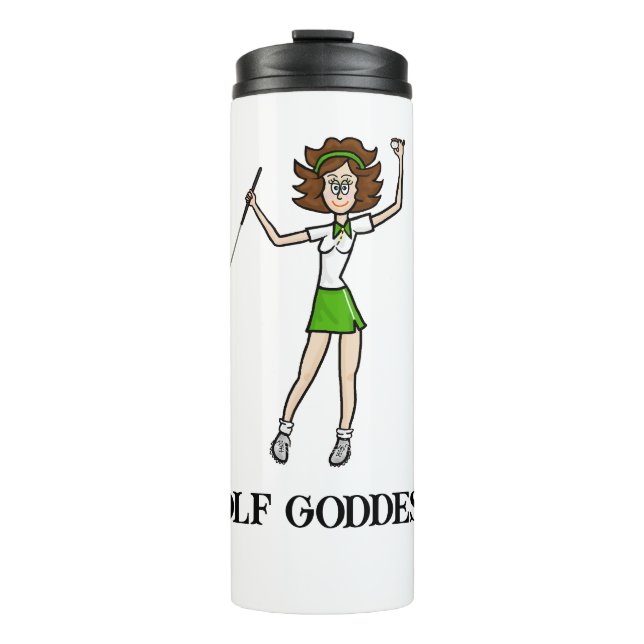 Golf Goddess Thermal Tumbler Thermosbecher (Vorderseite)
