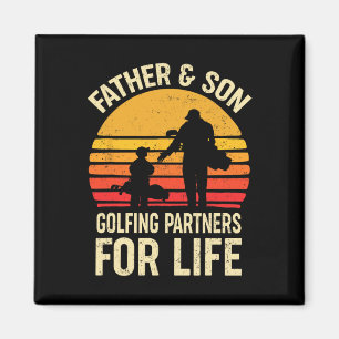 Golf Golf Vater Sohn Passende Dad Magnet