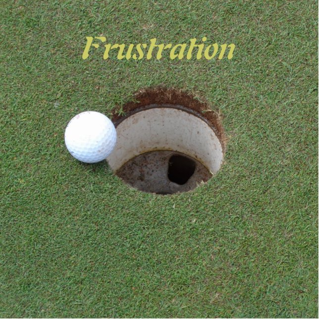 Golf Golfer Fotoskulptur (Vorne)