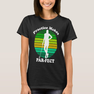Golf, Golfer, Golf Swing, Golf Lover, Weibchen T-Shirt