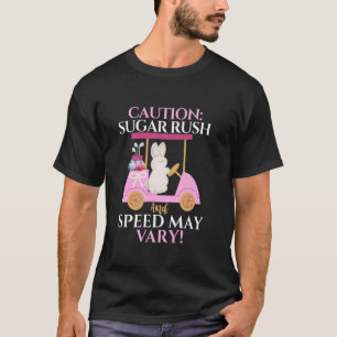 Golf Golfer Ostereier Hase Kaninchen Golfwagen Cau T-Shirt