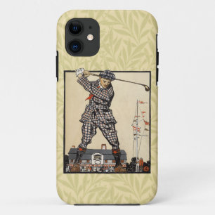 Golf Golfer Vintag antikes Golfspielen Case-Mate iPhone Hülle