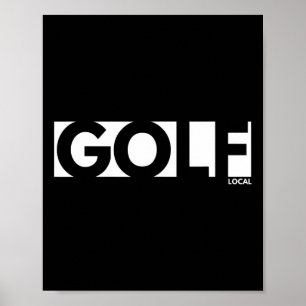 Golf Golffähigkeiten Poster