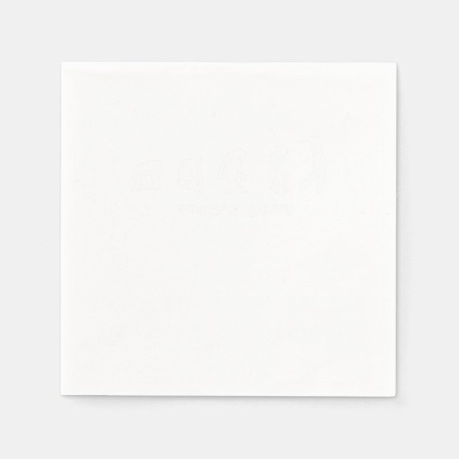 Golf Golfing Golfer Golf Putter Geschenk Serviette (Vorderseite)