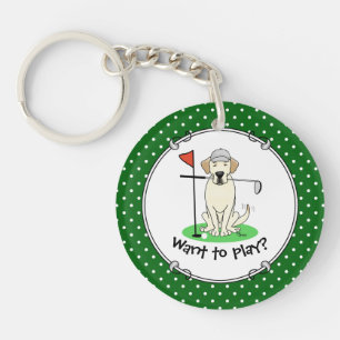 Golf Golfing Yellow Lab Labrador Retriever Chien