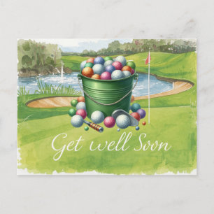 Golf Gönnen Sie sich einen schönen Aufenthalt auf Postkarte