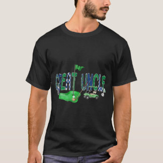 Golf Great Uncle Hole In One Golf 1st Birthday Boy T-Shirt