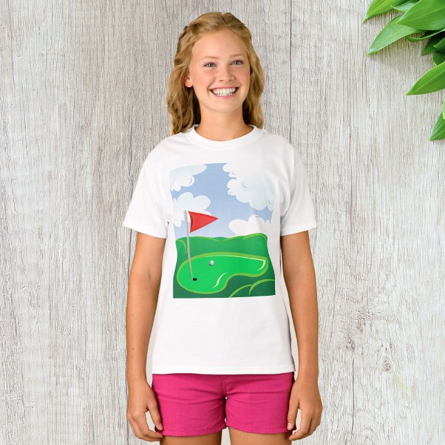 Golf Green Girls T-shirt (Créateur téléchargé)