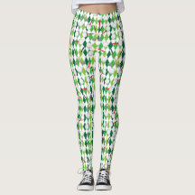Golf Green White Raute Muster