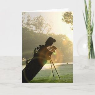 Golf Greeting Card Karte