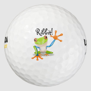 Golf Grenouille! Ribbit ! - BALLES DE GOLF-Personnalise