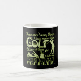 Golf-Großmutter Kaffeetasse
