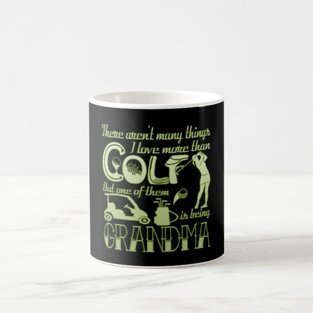 Golf-Großmutter Kaffeetasse (Mittel)