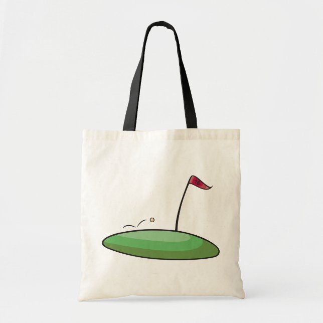Golf-grüne Taschen-Tasche Tragetasche (Vorne)