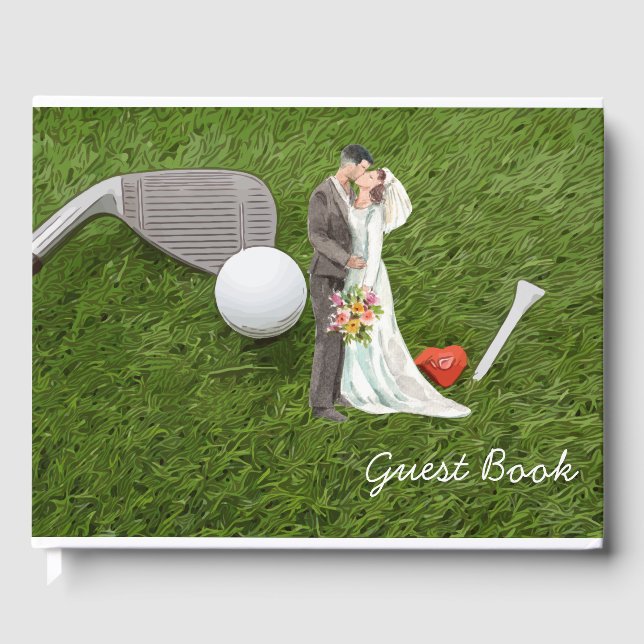 Golf Guest livre balle de golf et tee Mariage (Recto)