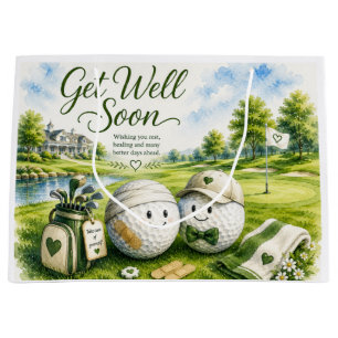 Golf Gute Besserung wünschen Golfer Große Geschenktüte