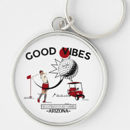 Golf Gute vibes Arizona Schlüsselanhänger