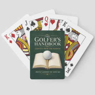 Golf Handbuch Lustiges Geschenk für Golfer Spielkarten
