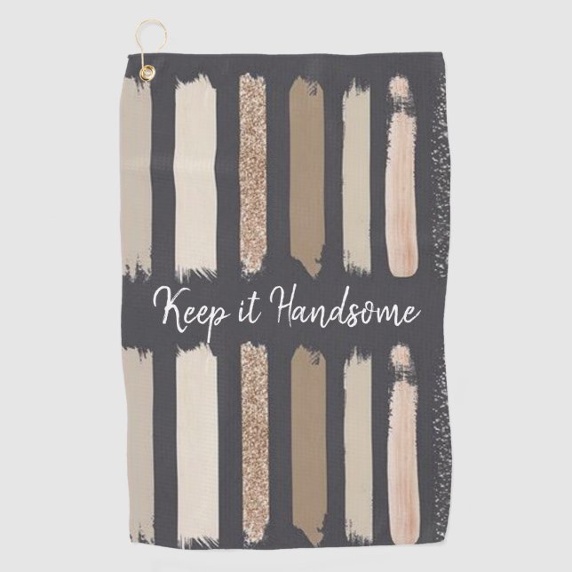 Golf Handtuch Behalten es schön (Vorderseite)