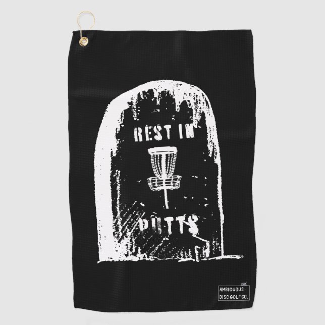 Golf Handtuch mit Bag Clip (Vorderseite)