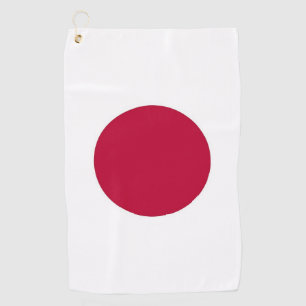 Golf Handtuch mit japanischer Flagge