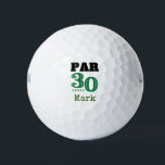 Golf Happy 30. Geburtstag für Golfer Par 30 Jahre Golfball<br><div class="desc">Golf Happy 30. Geburtstag für Golfer Par 30 Jahre Golf Balls</div>