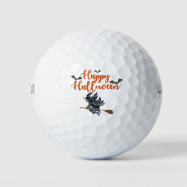 Golf Happy Halloween fliegende Golfbälle