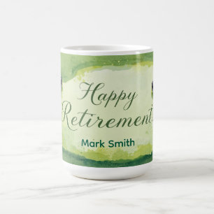Golf Happy Retirement Golf zum Thema Golfer Kaffeetasse