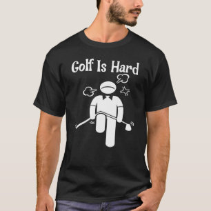 Golf Hard Golfer Vatertag Muttertag Geburtstag T-Shirt