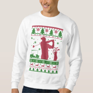 Golf-hässliches Weihnachten Sweatshirt
