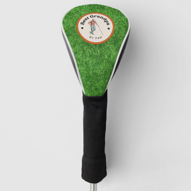 Golf Head Cover - Beste Opa von Par Golf Headcover (Vorderseite)