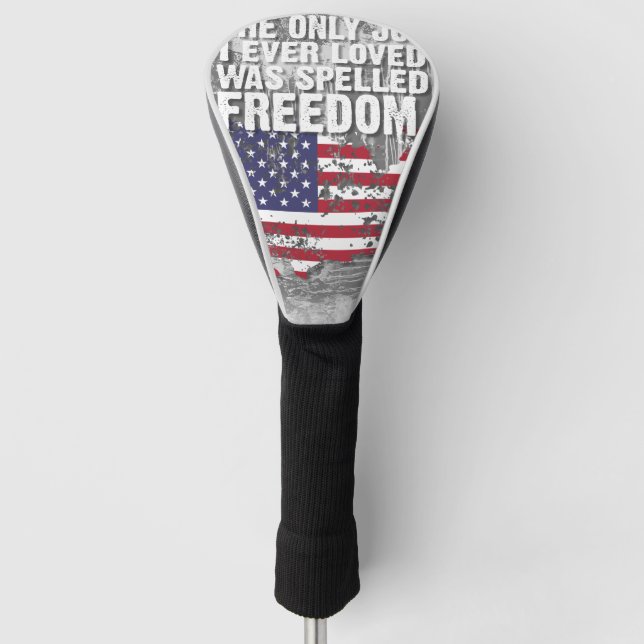 Golf Head Cover – Freedom Job Headcover (Vorderseite)
