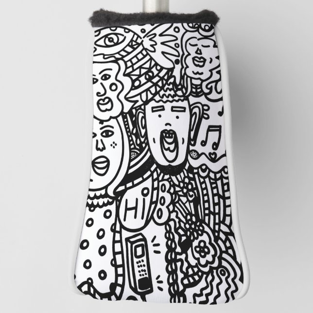 Golf Head Cover Golf Headcover (Rotieren 90)