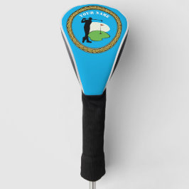 Golf Head Cover Golf - Name hinzufügen - Golfer Headcover
