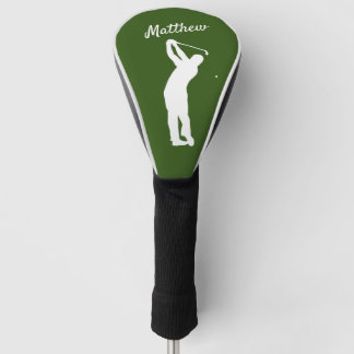 Golf Head Cover "golfer Matthew" grün Headcover