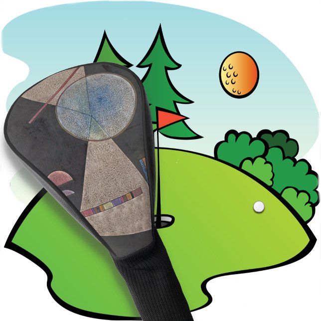GOLF HEAD COVER - "Meeting Point" von Kandinsky Headcover (Von Creator hochgeladen)