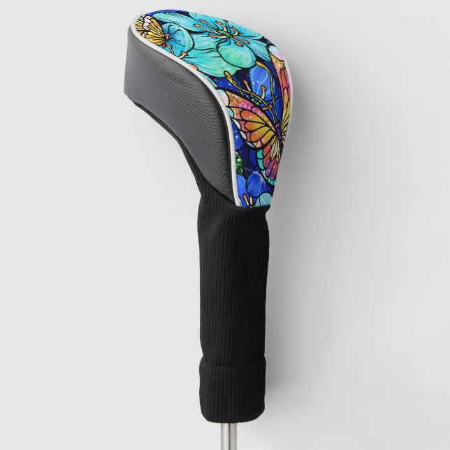 Golf Head Cover - Mehrfarben Headcover (angewinkelt)