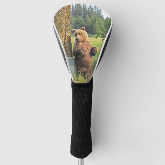 Golf Head Cover von Grizzlybär Golf Headcover (Vorderseite)