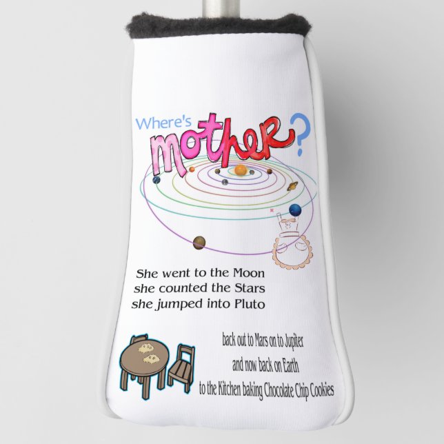 Golf Head Cover Wo ist Mutter? Headcover (Rotieren 90)