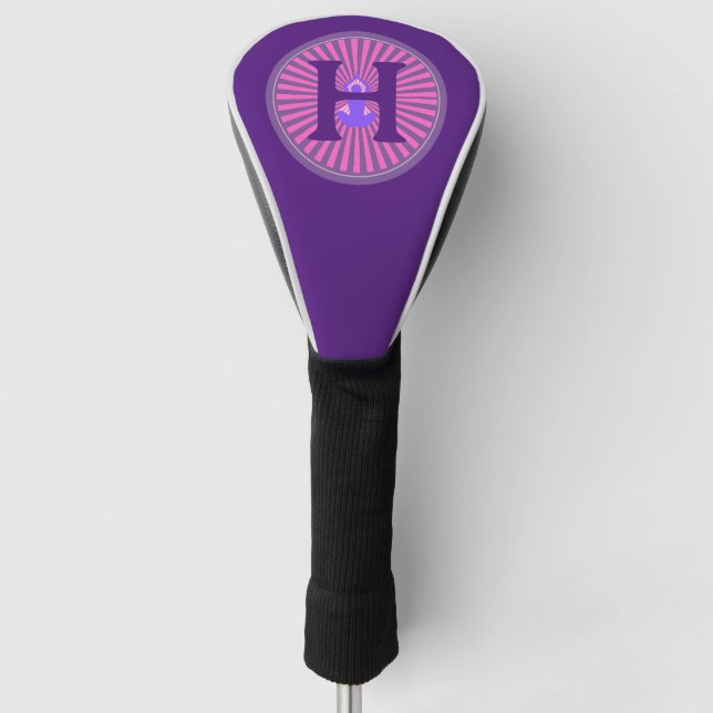 Golf Head Cover - Yoga Zen - Personalisiert Golf Headcover (Vorderseite)