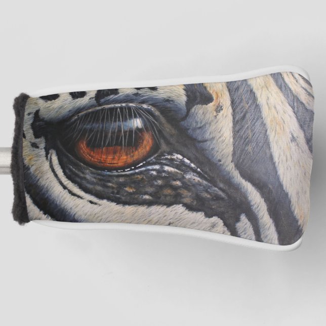 Golf Head Cover Zebra Eye Headcover (Vorderseite)