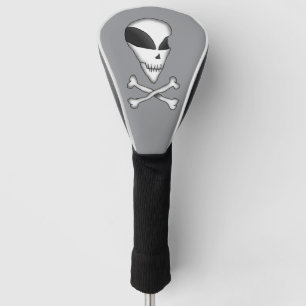 Golf Head Covers - Bereich 51 Alien Cartoon Headcover