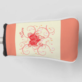 Golf Head Covers mit Wild Heart Design Golf Headcover